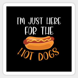 I’m just here for the hot dogs shirt, hot dogs shirt, hot dogs day shirt, hot dogs lover, hot dogs gift Sticker